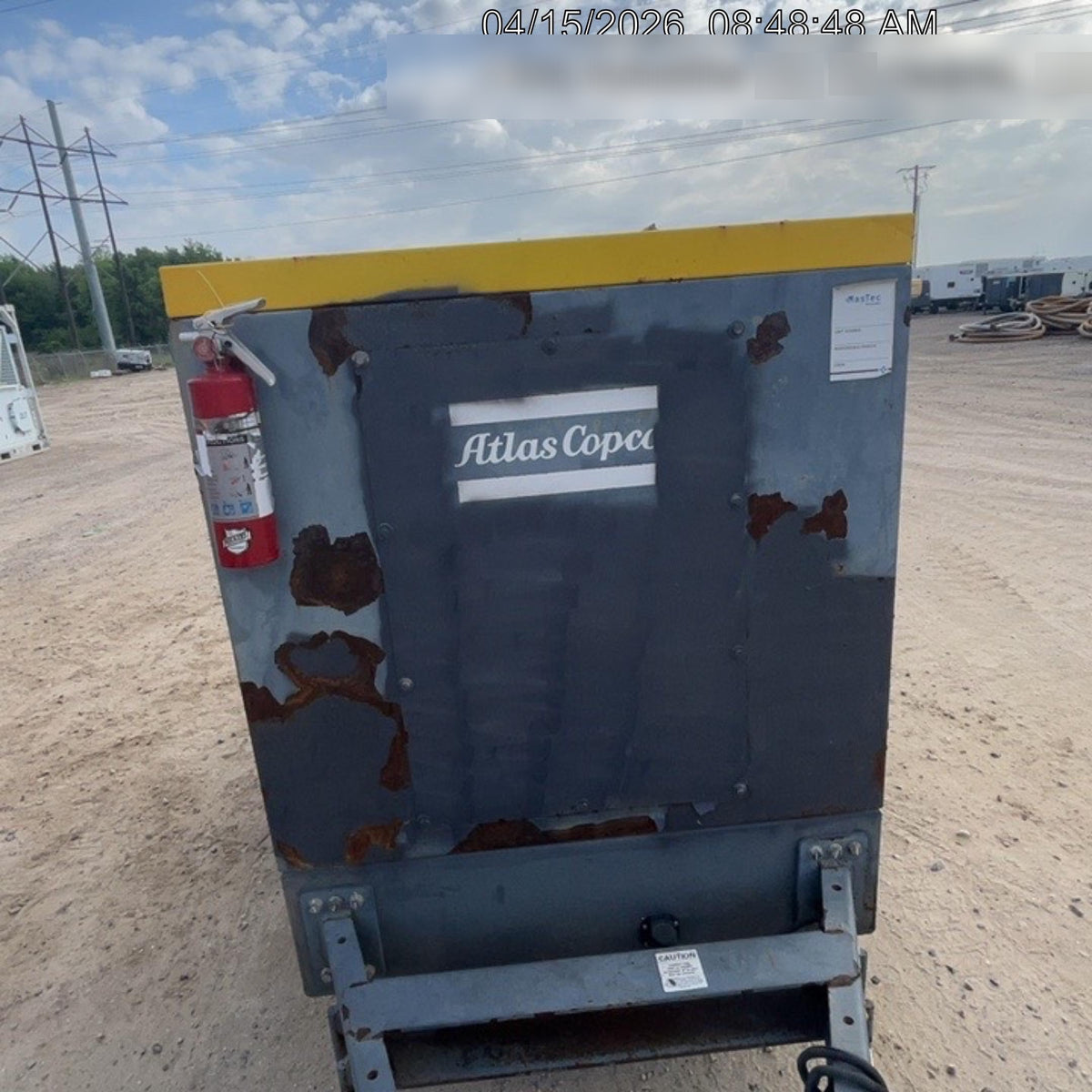2020 ATLAS COPCO PAS 100 HF CS Enclosed