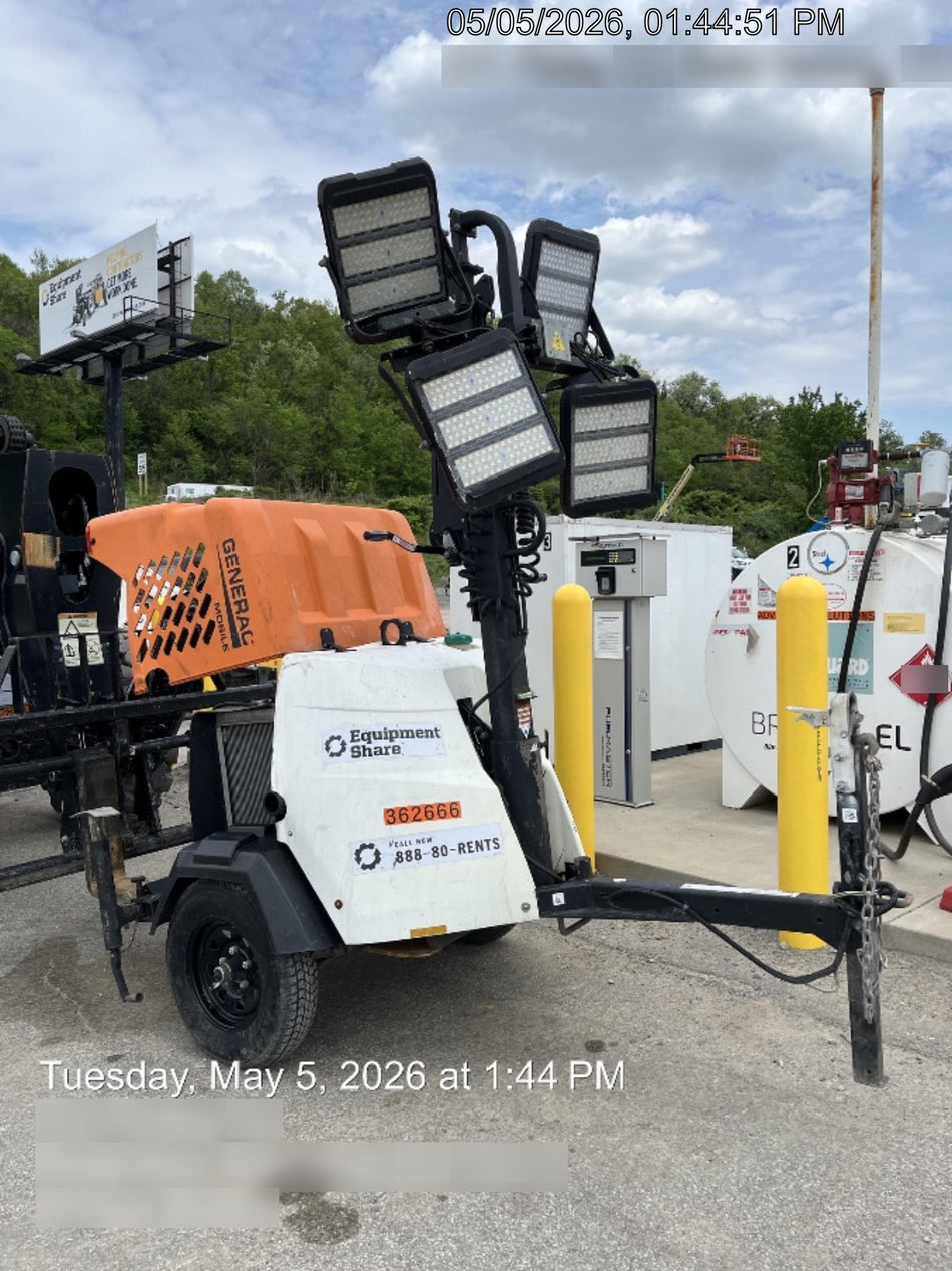 2023 Generac MLT2 Diesel, Flex Switch 120V Input, Powerzone Controller, 
(4) 320W LED Lights, 4kW Generator, 39.9 Gal Fuel Tank, 2" Ball, T3