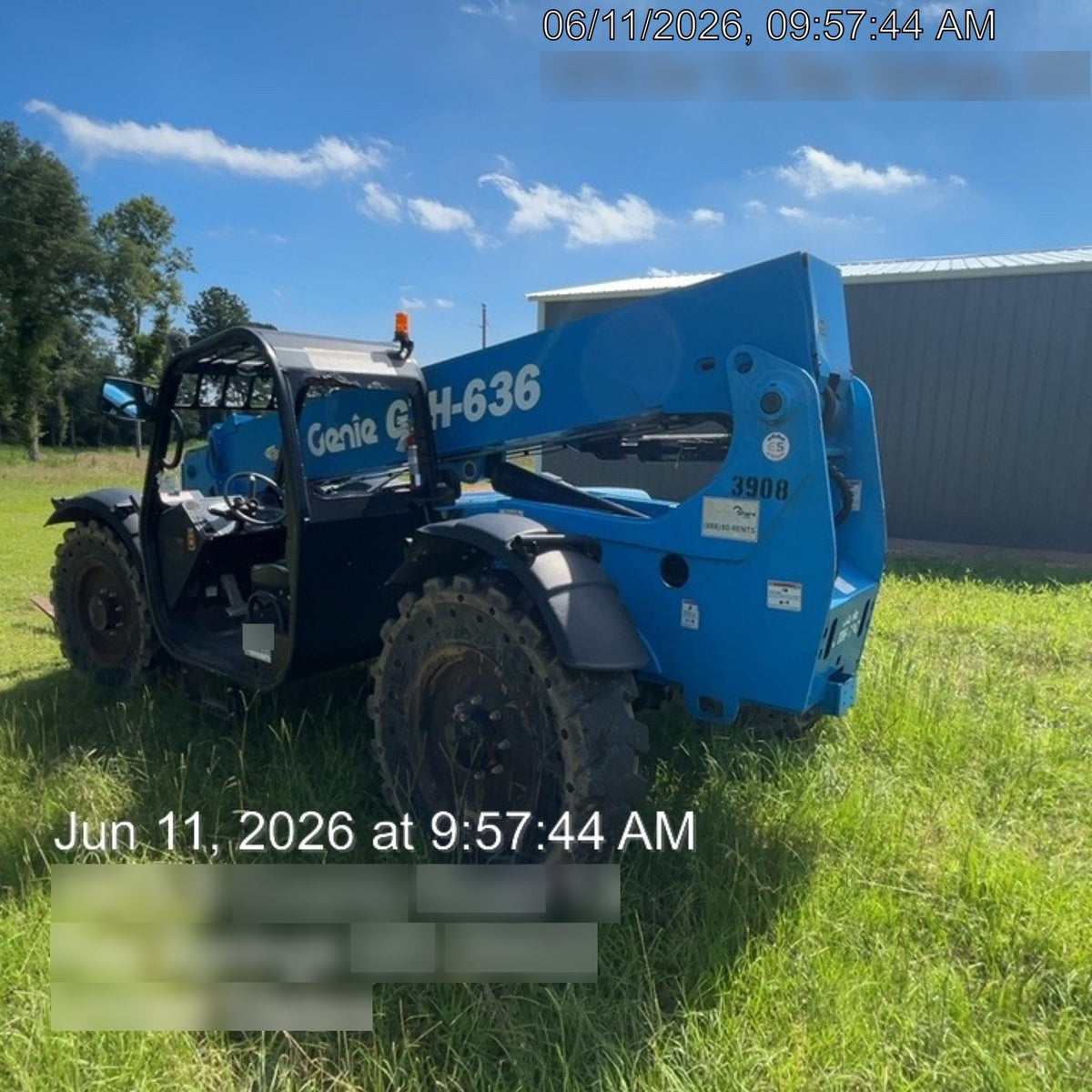 2017 Genie GTH-636 Genie GTH636, Foam Filled Tires, 48" carriage