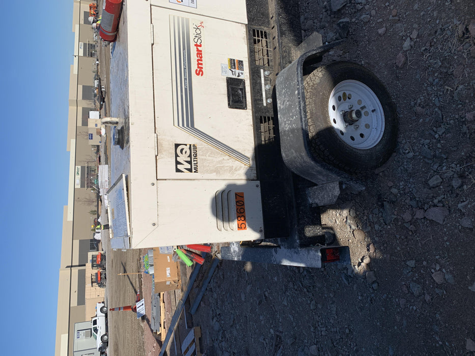 2020 Multiquip DLW400ESA4 400 amp Welder, 14kW, 120/240V, T4F Kubota, Trailer