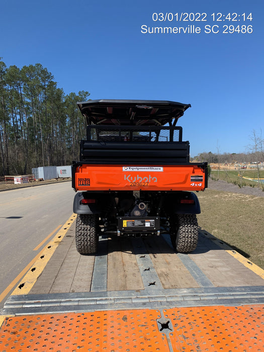 2022 Kubota RTV-X1140W-H Plastic Canopy, Windshield Acrylic Clear, LED Strobe Light, Wire Harness Kit, Back up Alarm