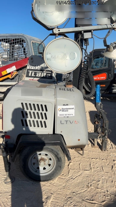 2018 Wacker Neuson LTV6L-MH Wacker Neuson LTV6L Mobile Light Tower w/Fuel Level Sensor Installed