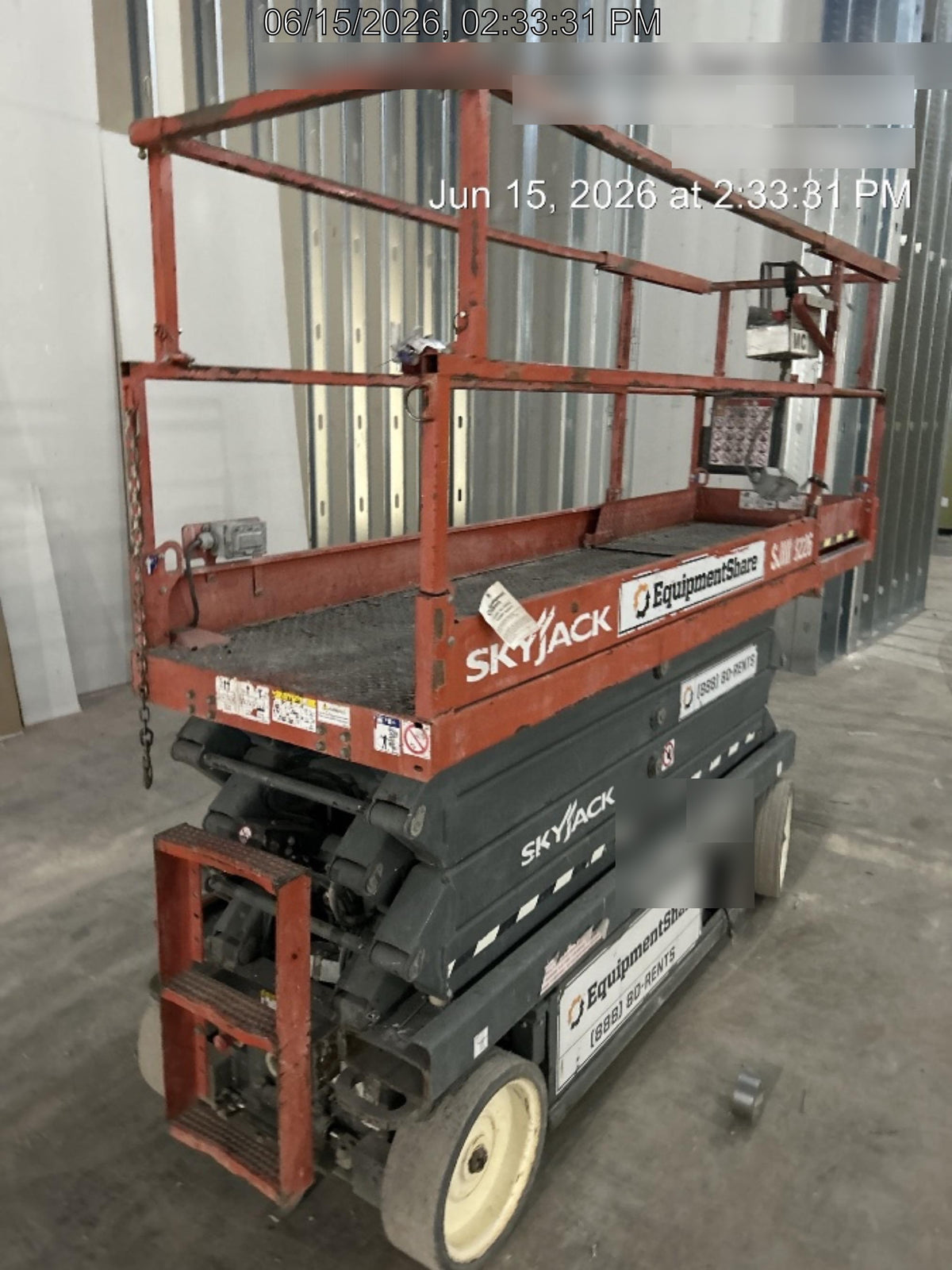 2019 Skyjack SJIII-3226 Standard Options, Trojan Batteries