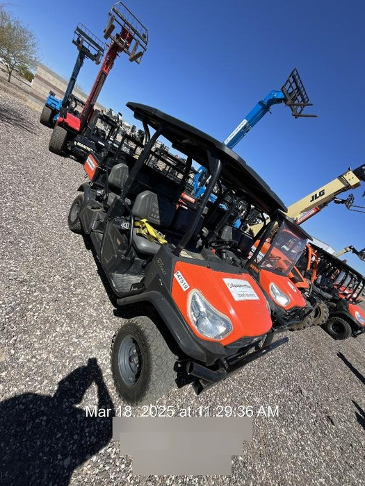 2022 Kubota RTV-X1140R-H Plastic Canopy, Windshield Acrylic Clear, LED Strobe Light, Wire Harness Kit, Back up Alarm