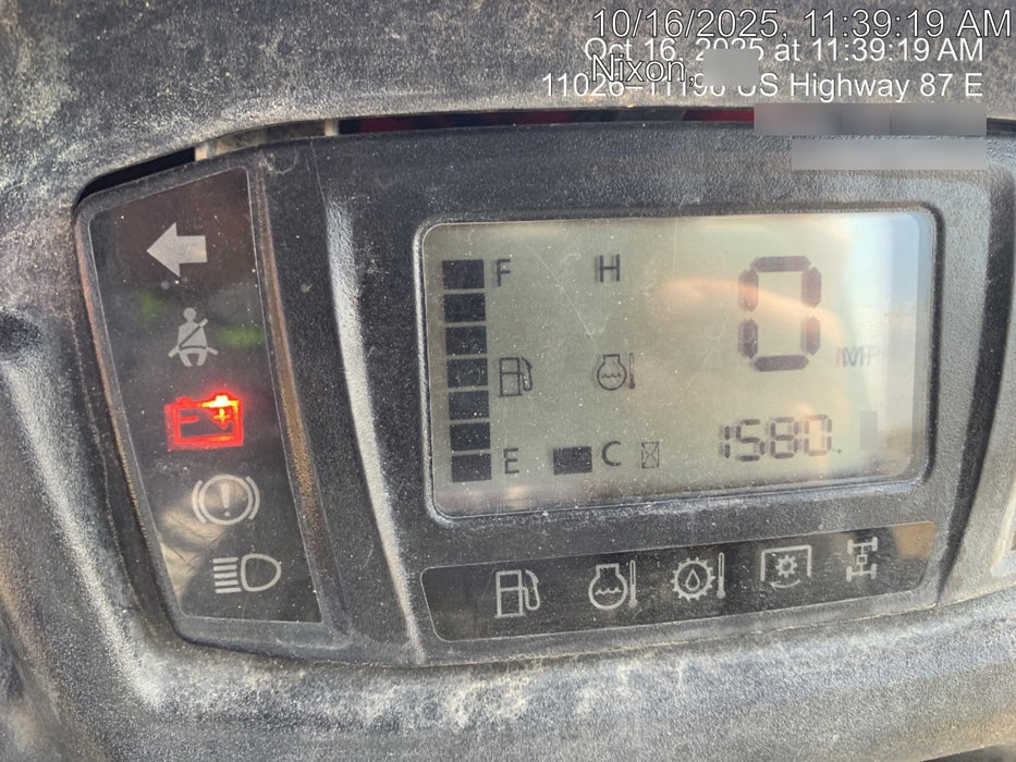 2022 Kubota RTV-X1140W-H Plastic Canopy, Windshield Acrylic Clear, LED Strobe Light, Wire Harness Kit, Back up Alarm