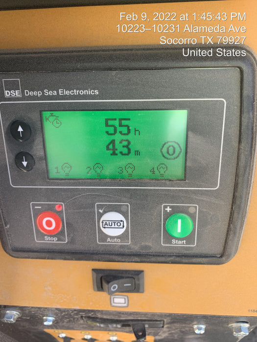 Allmand NLV3GR (4) LED Light Fixture 350W, 23' Vertical Mast, 3kW Prime, Towable, Deep Sea L401, Leveling Jacks, Yanmar T4F 5.8hp