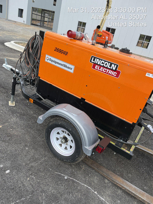 2022 Lincoln Electric LE400 Kubota V1505, Trlr, Cable Rack, Light Kit, ES Decals, T3