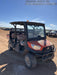 2019 Kubota RTV-X1140W-H 4wd Utility Cart, LED Strobe, Windshield Tempered Glass, Plastic Canopy, Wire Harness Kit, Backup Alarm
