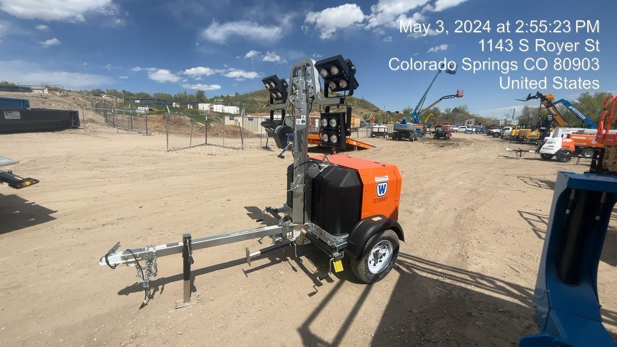 2023 Wanco WLTT-4MM4K Diesel, Deep Sea Controller, Shore Power Plug, Auto Start, (4) 350W LED Floodlights, 4kW Generator, 60 Gal Fuel Tank, 2" Ball, T3