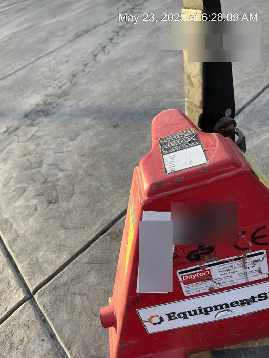 2019 HAUL MASTER 2.5 Ton Manual Pallet Jack