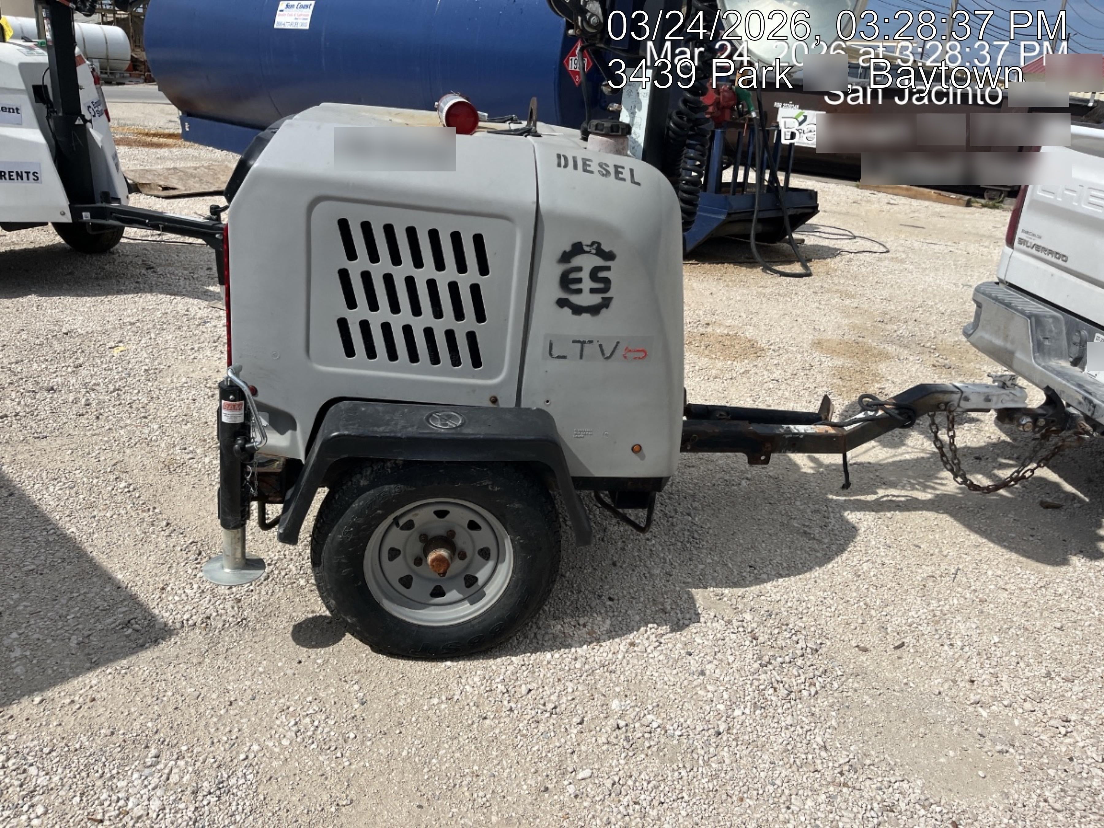 2018 Wacker Neuson LTV6L-MH Wacker Neuson LTV6L Mobile Light Tower w/Fuel Level Sensor Installed
