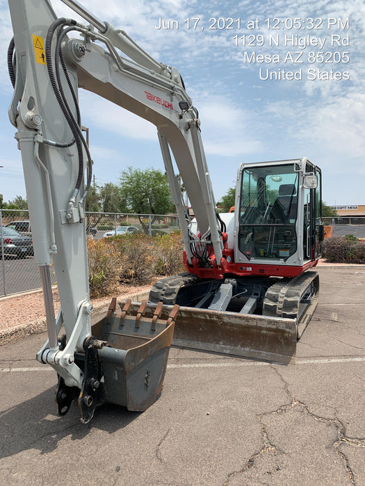2020 Takeuchi TB290C Cab/Heat/Air, Rubber Tracks, Manual TAG QC
