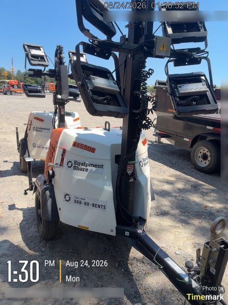 2024 Generac MLT6SKDS-STD4 ELEC WINCH Diesel, Electric Winch Mast, Powerzone Controller, (4) 320W LED Lights, 4kW Generator, 39.9 Gal Fuel Tank, 2" pintle, T3