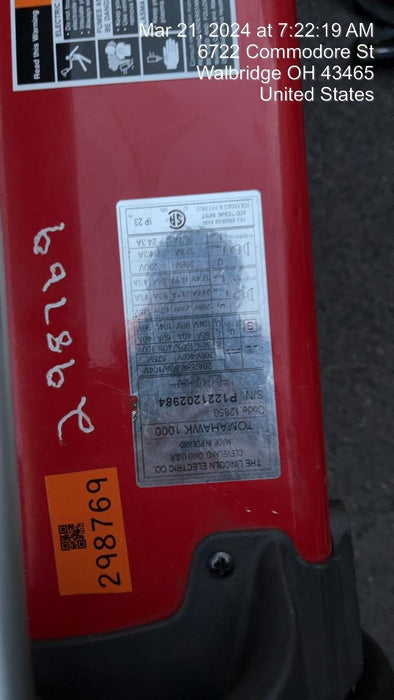 2023 LINCOLN ELECTRIC TOMAHAWK 1000