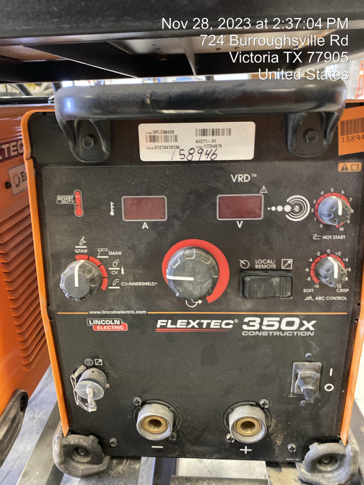 2021 LINCOLN ELECTRIC FLEXTEC 350X