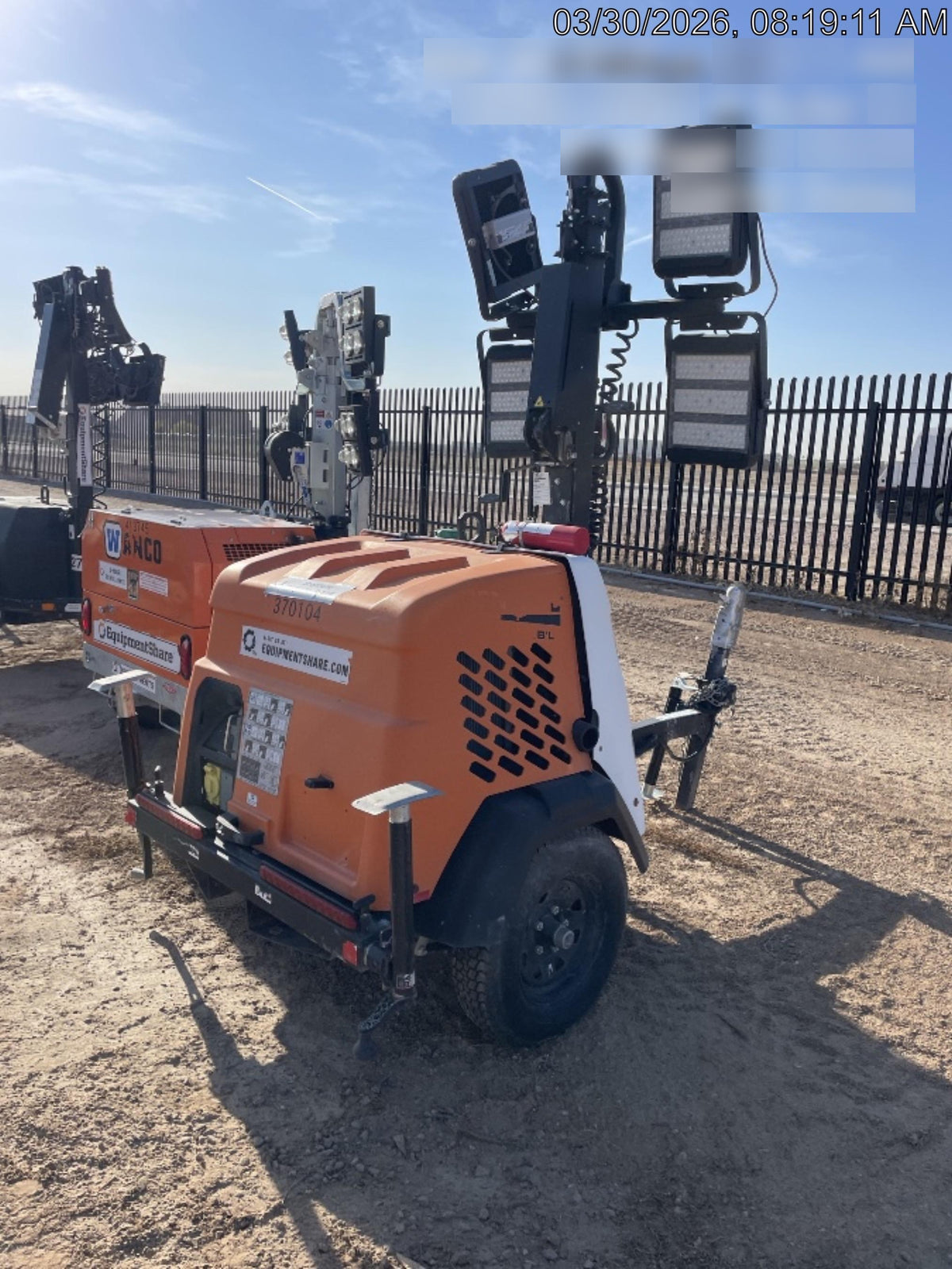 2023 Generac MLT2 Diesel, Flex Switch 120V Input, Powerzone Controller, 
(4) 320W LED Lights, 4kW Generator, 39.9 Gal Fuel Tank, 2" Ball, T3