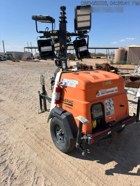 2024 Generac MLT2 Diesel, Flex Switch 120V Input, Powerzone Controller, 
(4) 320W LED Lights, 4kW Generator, 39.9 Gal Fuel Tank, 2" Ball, T3