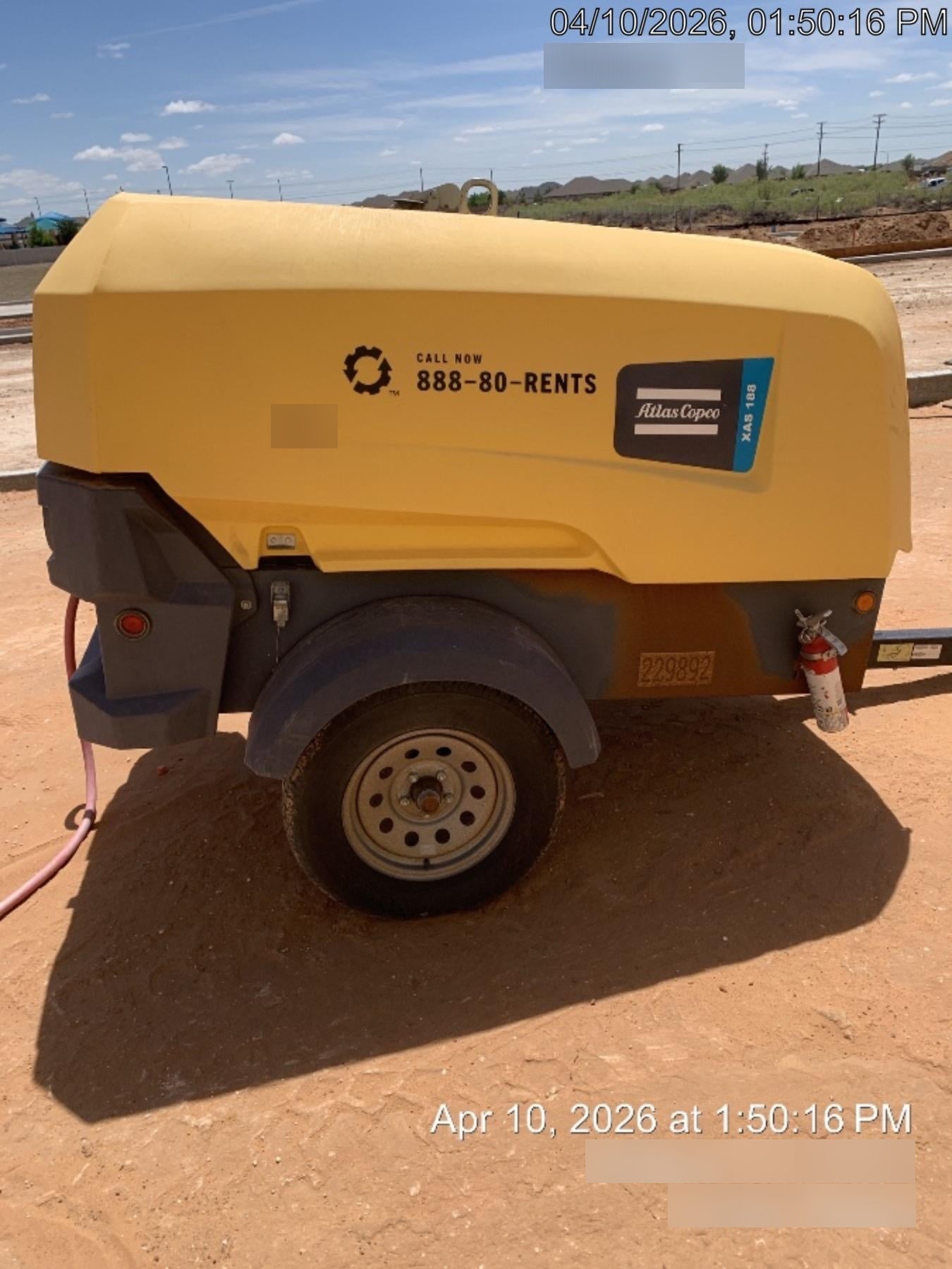 2022 ATLAS COPCO XAS188 CWK