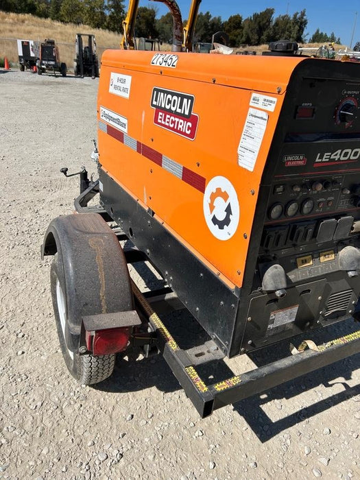 2022 Lincoln Electric LE400 Kubota V1505, Trlr, Cable Rack, Light Kit, ES Decals, T3