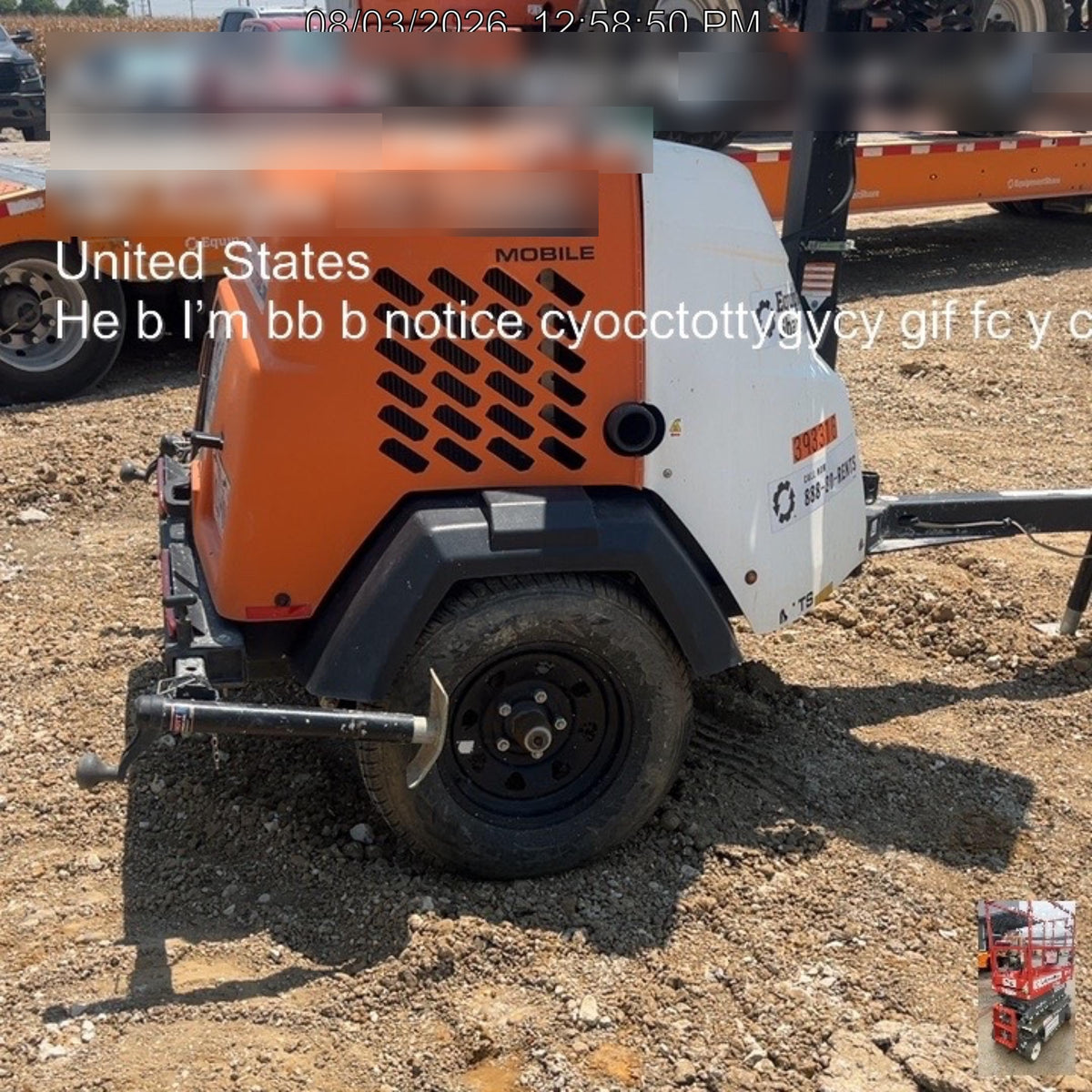 2024 Generac MLT2 Diesel, Flex Switch 120V Input, Powerzone Controller, 
(4) 320W LED Lights, 4kW Generator, 39.9 Gal Fuel Tank, 2" Ball, T3