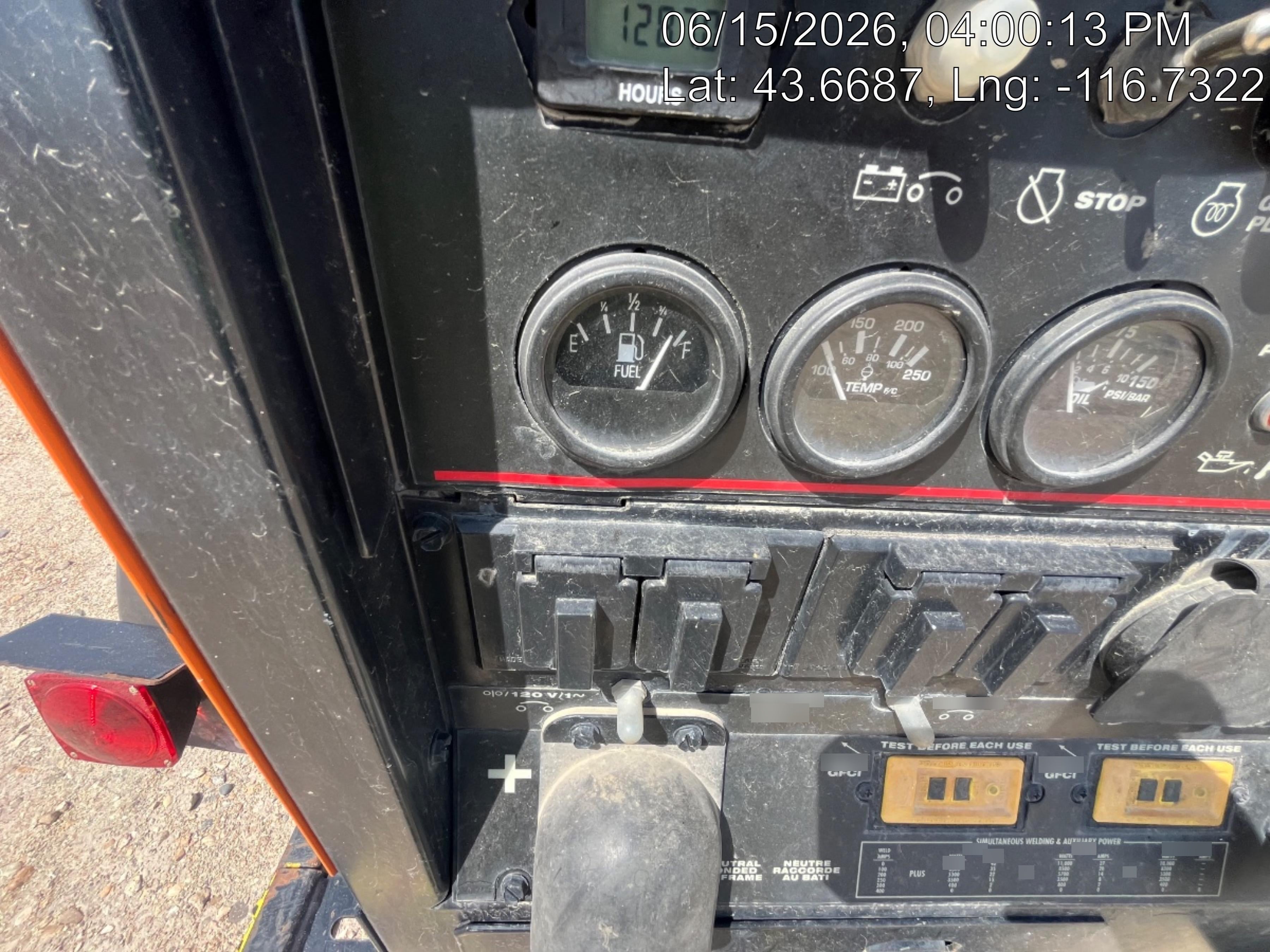 2023 Lincoln Electric LE400 Kubota V1505, Trlr, Cable Rack, Light Kit, ES Decals, T3