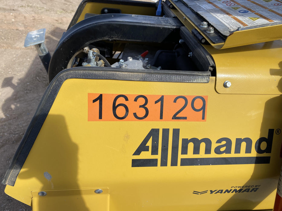 2021 Allmand NLV3GR (4) LED Light Fixture 350W, 23' Vertical Mast, 3kW Prime, Towable, Deep Sea L401, Leveling Jacks, Yanmar T4F 5.8hp