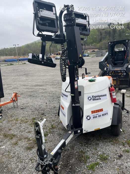 2023 Generac MLT2 Diesel, Flex Switch 120V Input, Powerzone Controller, 
(4) 320W LED Lights, 4kW Generator, 39.9 Gal Fuel Tank, 2" Ball, T3