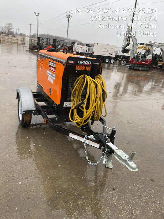 2022 Lincoln Electric LE400 Kubota V1505, Trlr, Cable Rack, Light Kit, ES Decals, T3