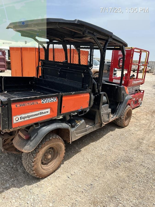2022 Kubota RTV-X1140W-H Plastic Canopy, Windshield Acrylic Clear, LED Strobe Light, Wire Harness Kit, Back up Alarm