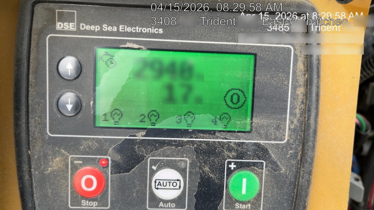 2020 Allmand NLV3GR (4) LED Light Fixture 350W, 23' Vertical Mast, 3kW Prime, Towable, Deep Sea L401, Leveling Jacks, Yanmar T4F 5.8hp