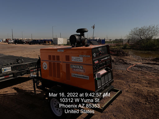 2021 Lincoln Electric Vantage 549X Ready Pak 3, ORANGE (includes trailer, cable rack, fender light kit)