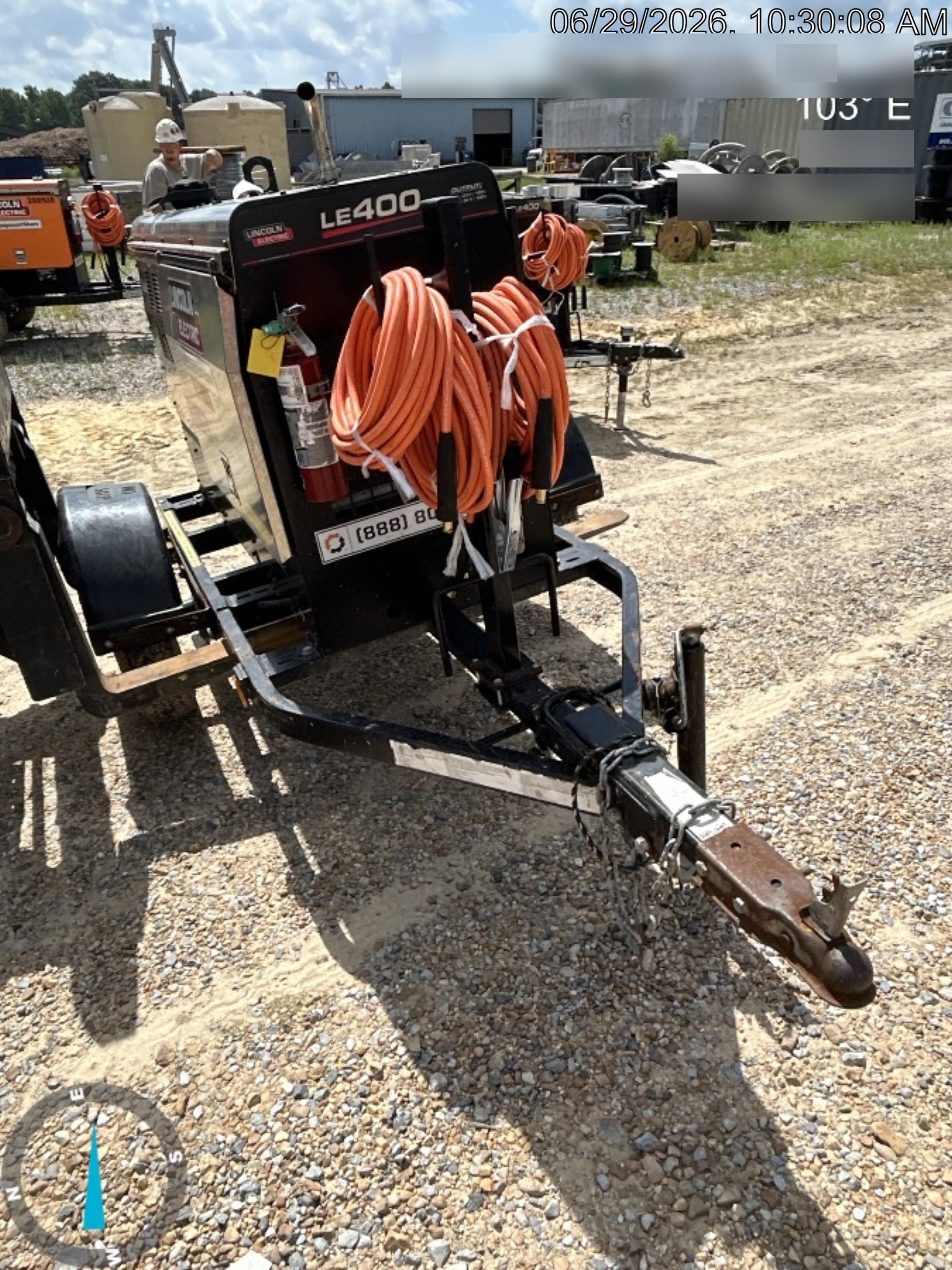 2024 Lincoln Electric LE400 Kubota V1505, Trlr, Cable Rack, Light Kit, ES Decals, T3