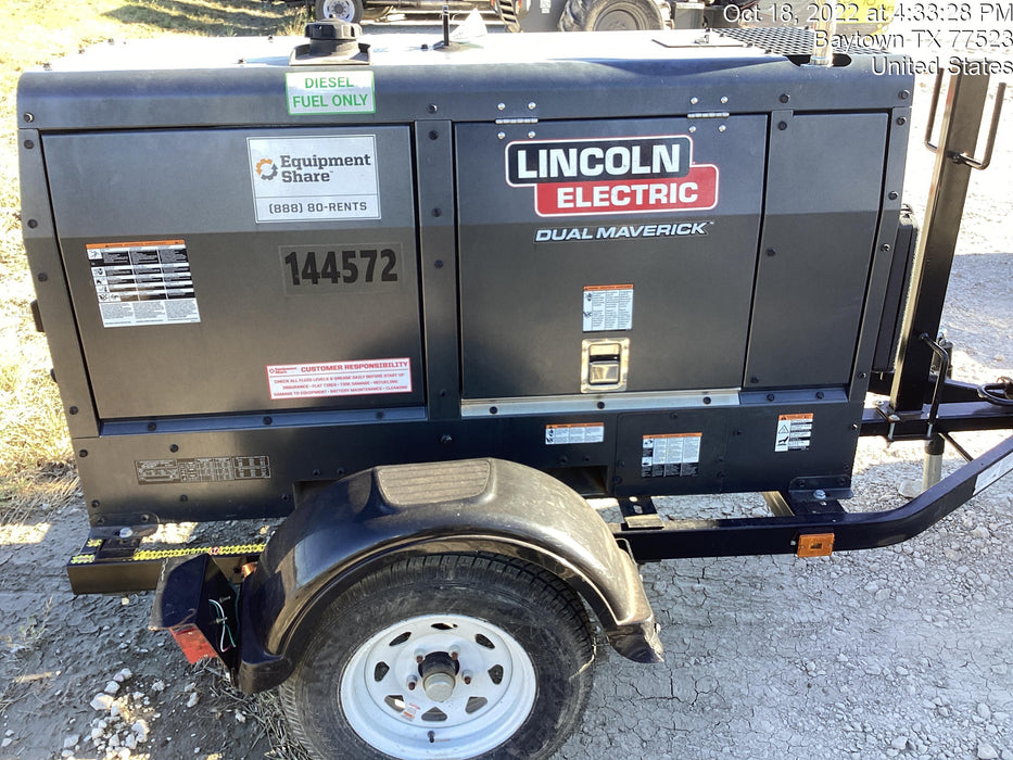 2021 Lincoln Electric Dual Maverick 200/200X Ready Pak 3 (includes trailer, cable rack, fender light kit)