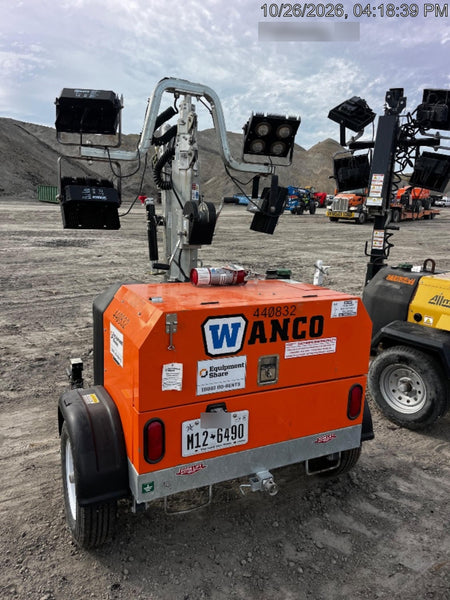 2024 Wanco WLTT-4MM4K Diesel, Deep Sea Controller, Shore Power Plug, Auto Start, (4) 350W LED Floodlights, 4kW Generator, 60 Gal Fuel Tank, 2" Ball, T3