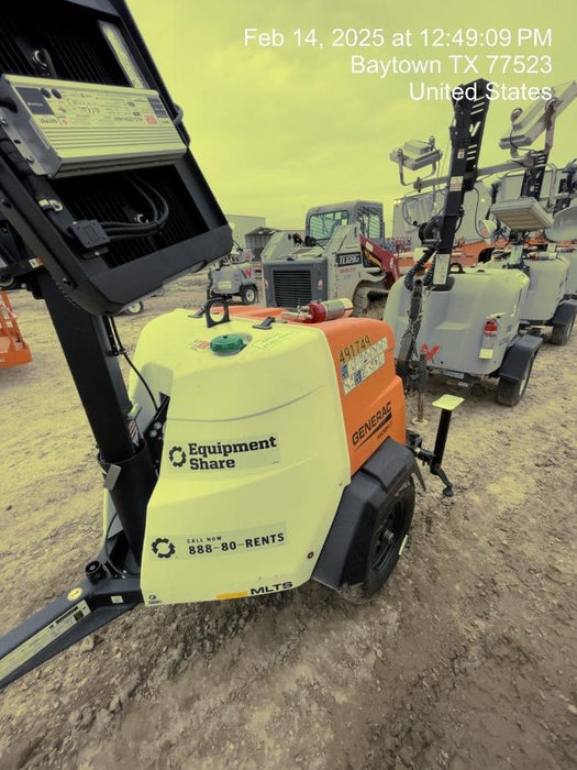 2025 Generac MLTS-4 Diesel, Mitsubishi L2E, 7.1 hp @1800 rpm, Flex Switch 120V Input, Powerzone Controller, (4) 320W LED Lights, 4kW Generator, 39.9 Gal Fuel Tank, 2" Ball, ES Decals