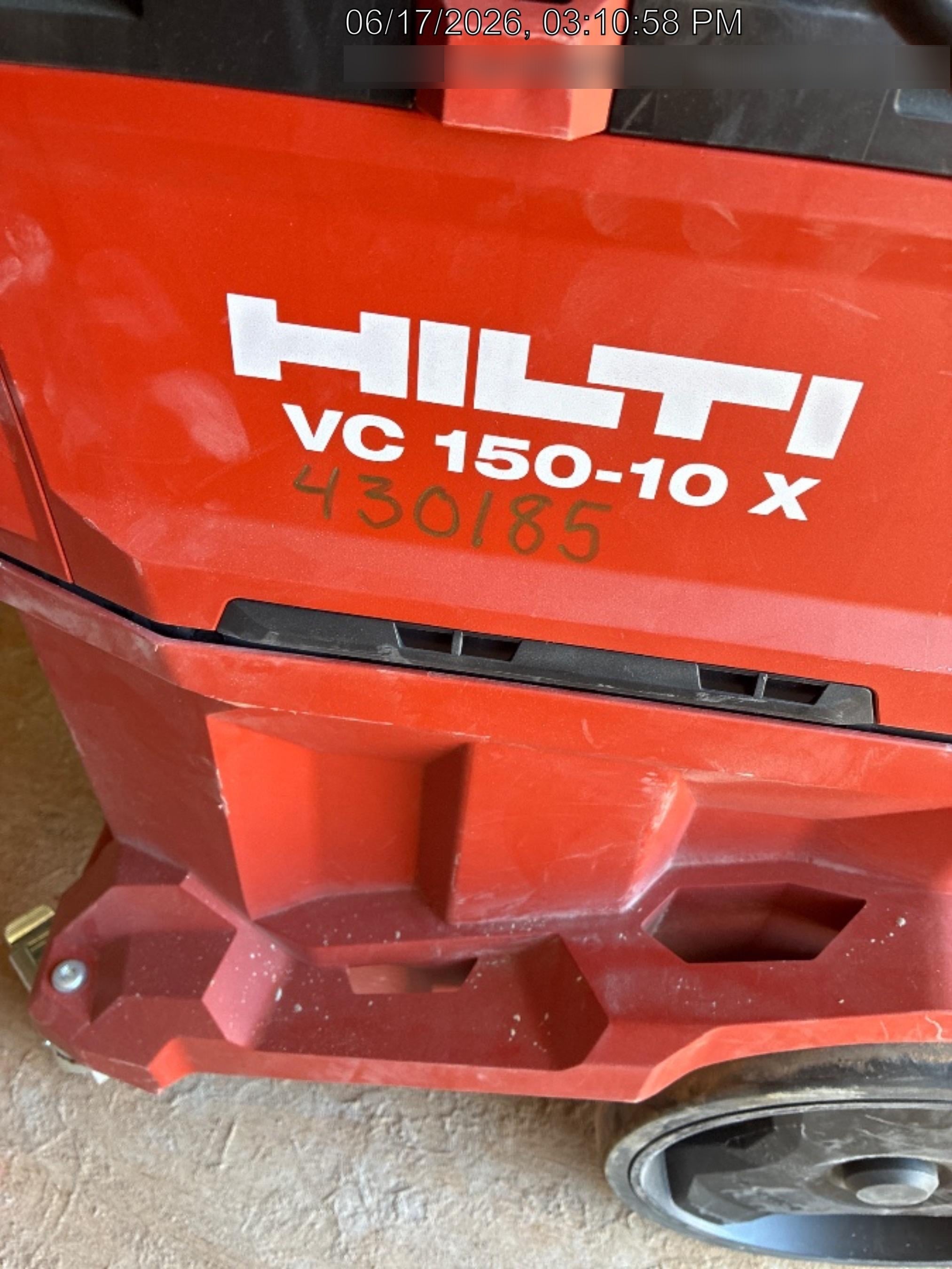 2025 HILTI VC 150-10 X