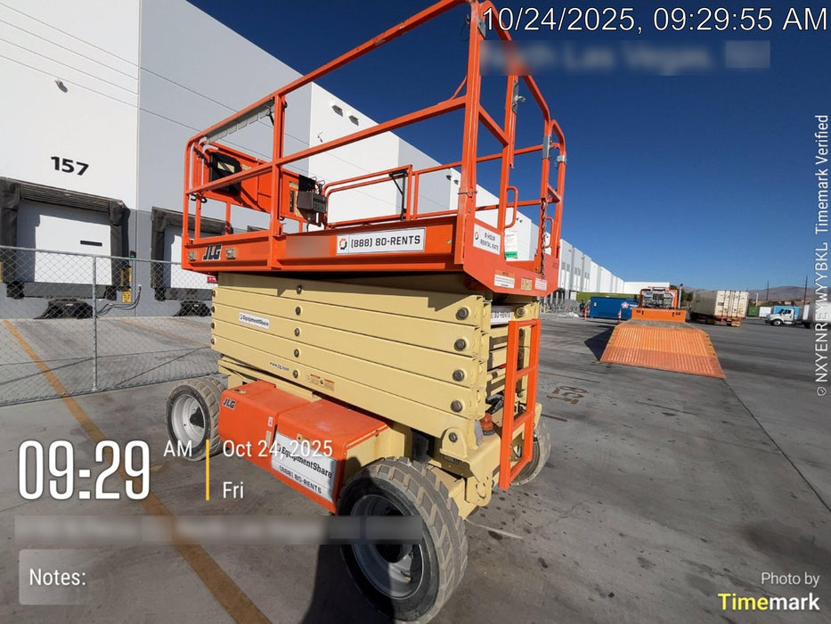 2019 JLG 4069LE Solid Non Marking Tires, Rotating Beacon