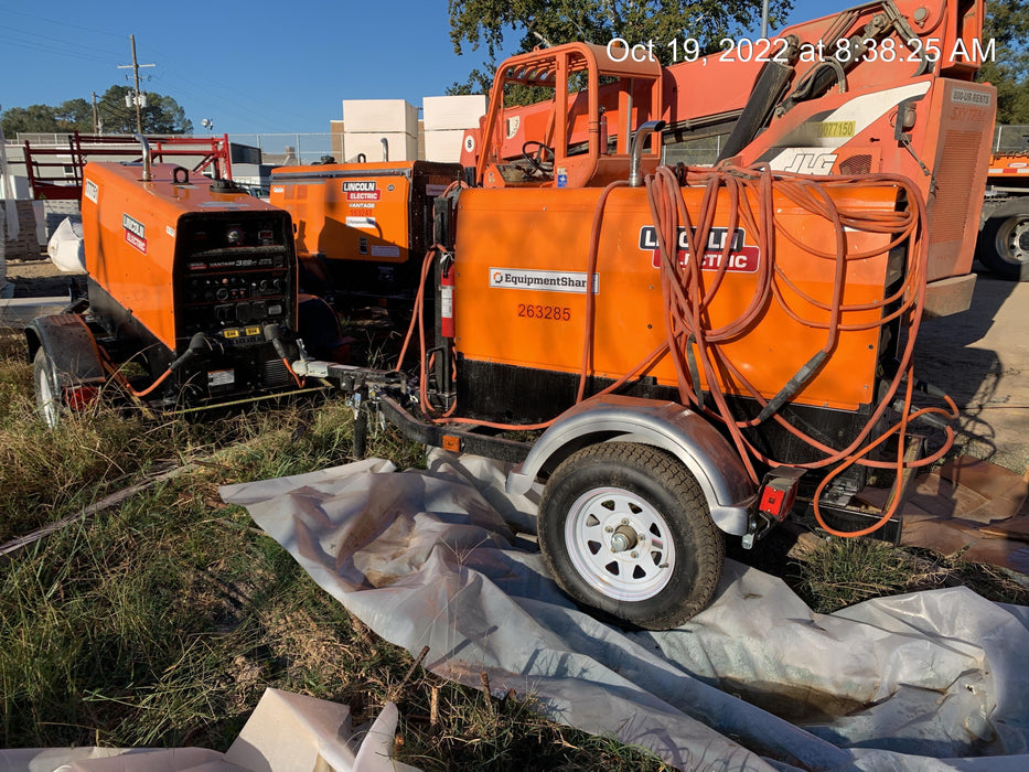 2022 Lincoln Electric LE400 Kubota V1505, Trlr, Cable Rack, Light Kit, ES Decals, T3