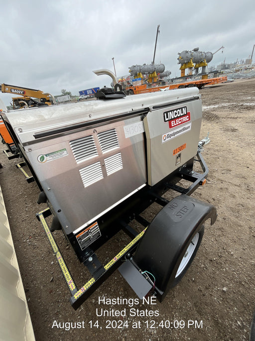 2024 Lincoln Electric LE400 Kubota V1505, Trlr, Cable Rack, Light Kit, ES Decals, T3