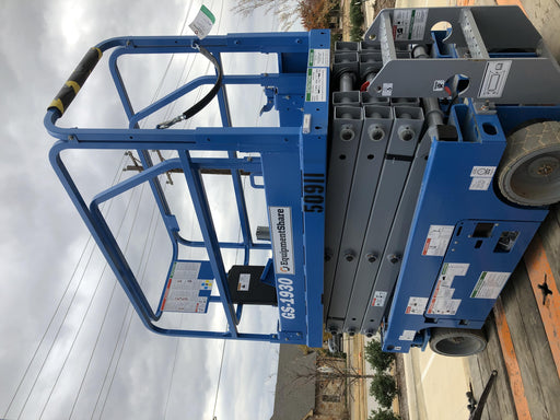 2019 Genie GS-1930 Fixed Rails with Chain Entry