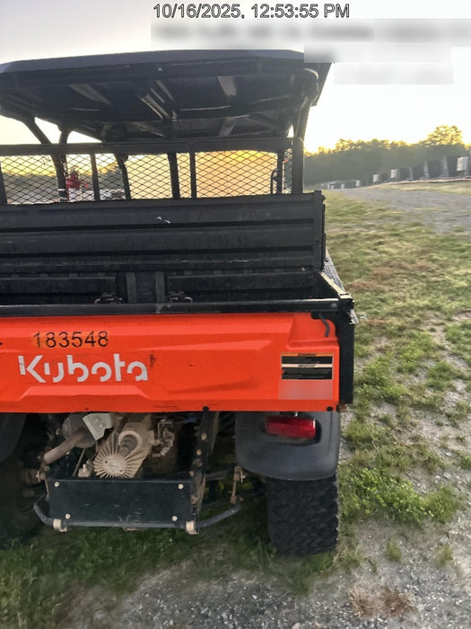 Kubota RTV-X1140W-H Plastic Canopy, Windshield Acrylic Clear, LED Strobe Light, Wire Harness Kit, Back up Alarm