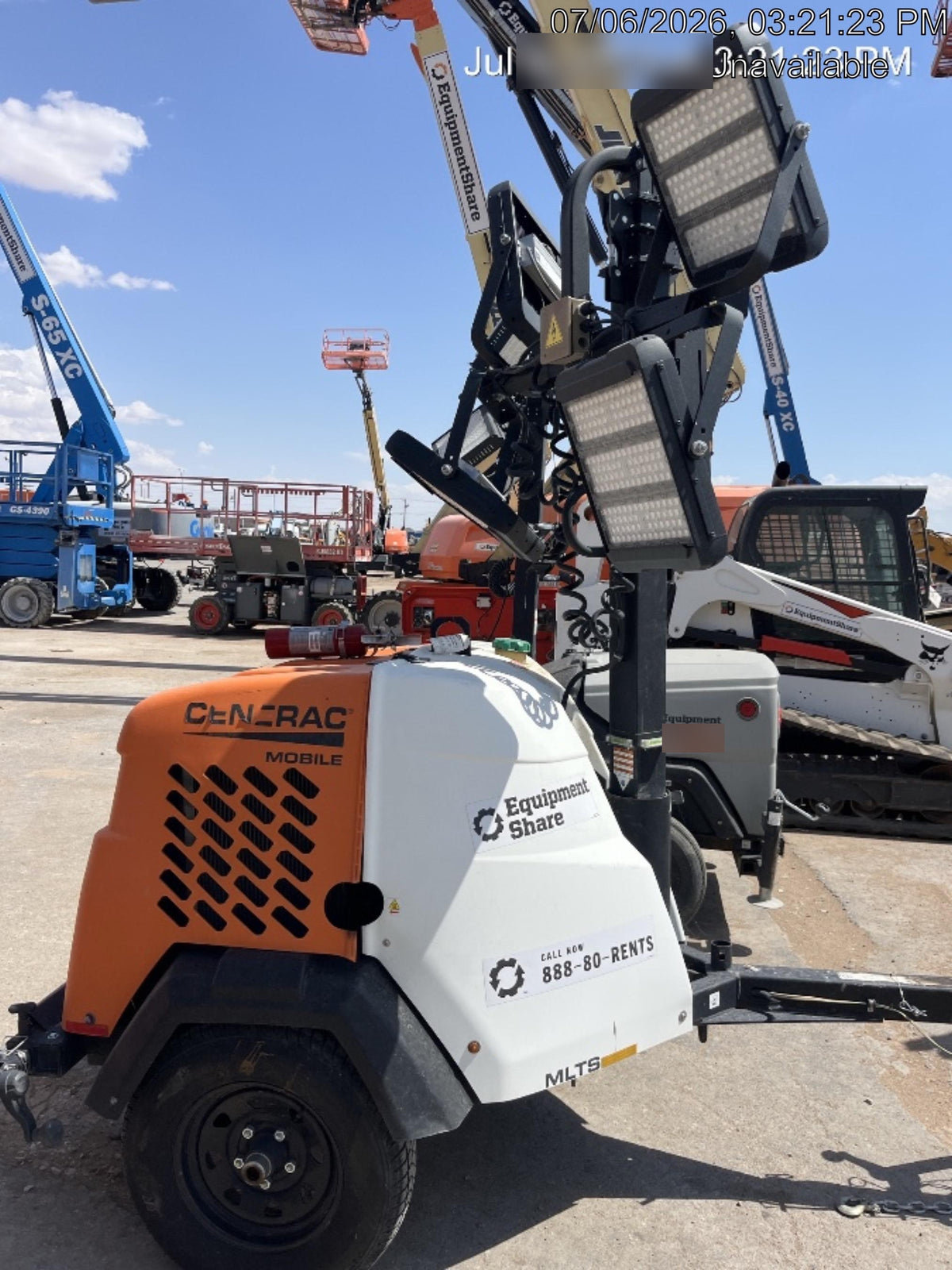 2024 Generac MLT2 Diesel, Flex Switch 120V Input, Powerzone Controller, 
(4) 320W LED Lights, 4kW Generator, 39.9 Gal Fuel Tank, 2" Ball, T3