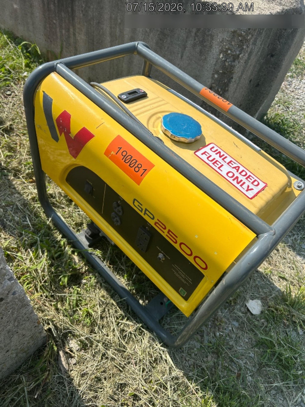 2021 WACKER NEUSON GP2500A