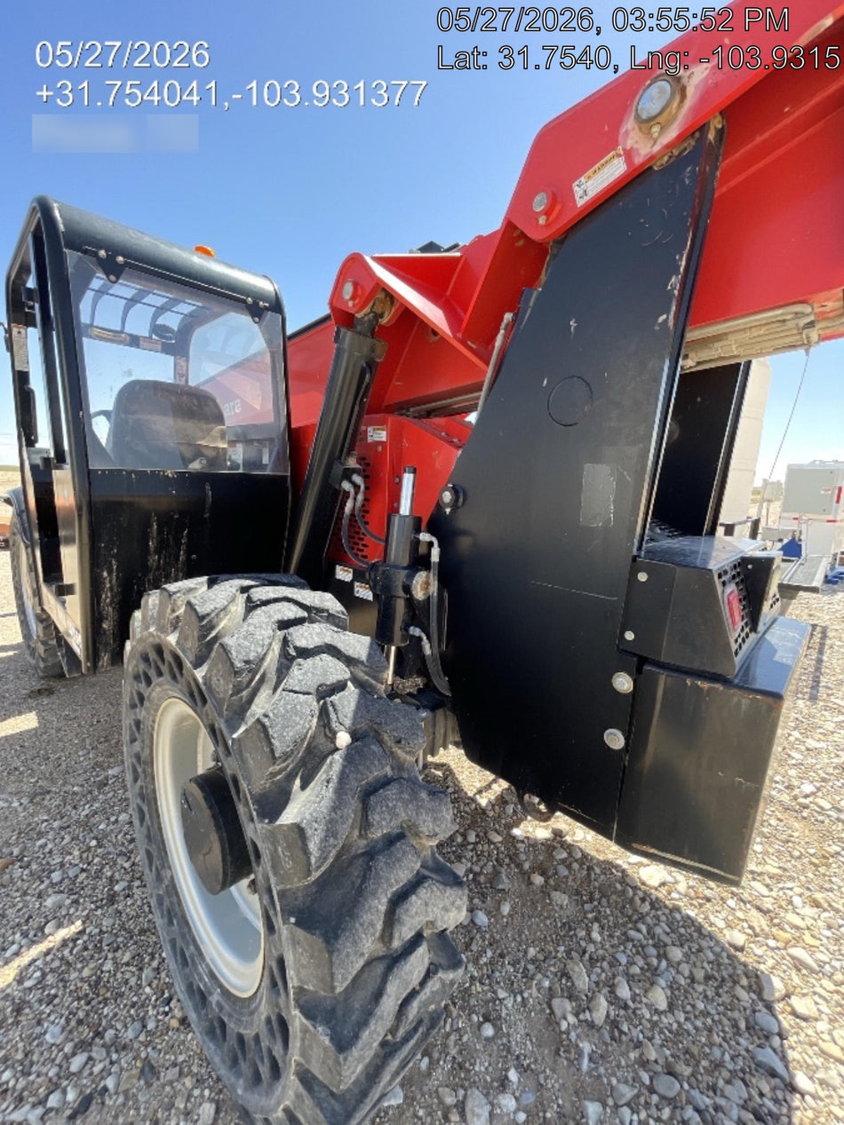 2019 Manitou MTA10055 Canopy, 120 HP, Solid Tires, Work Lights, Lift Hook, Auxiliary Hydraulics w/66" Carriage and 60" Forks