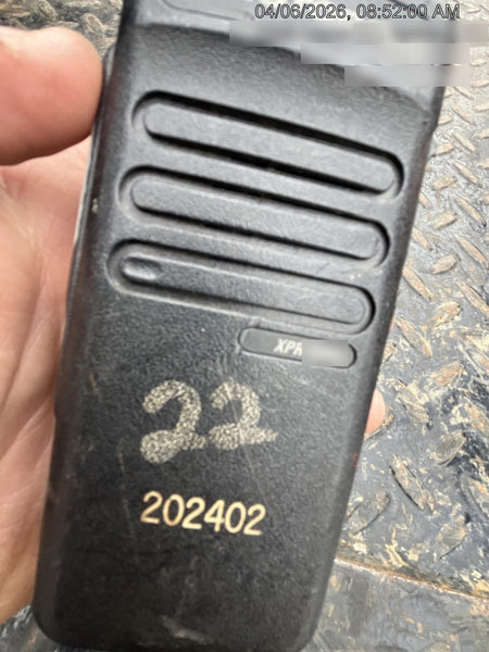 2022 MOTOROLA XPR3300E