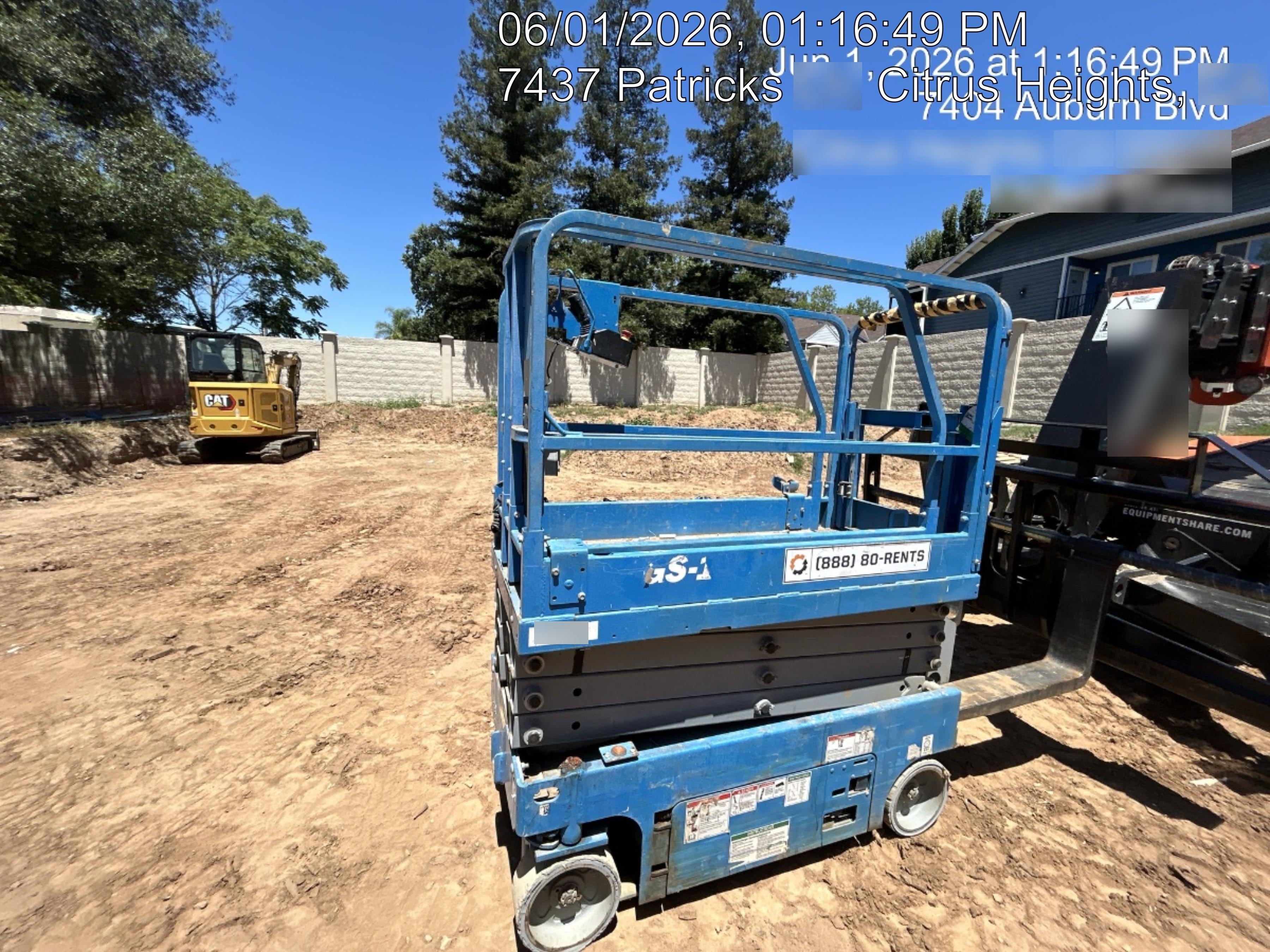2019 Genie GS-1930 Half Height Swing Gate, 800W Inverter