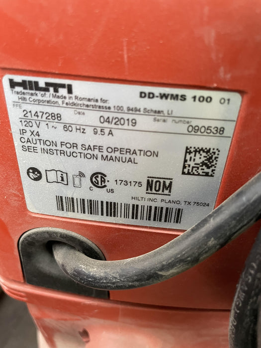 2019 HILTI DD 150-U