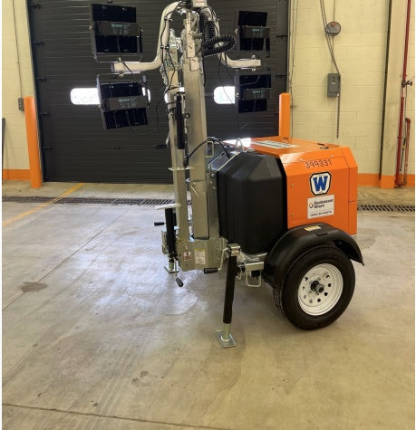 2024 Wanco WLTT-4MM4K Diesel, Deep Sea Controller, Shore Power Plug, Auto Start, (4) 350W LED Floodlights, 4kW Generator, 60 Gal Fuel Tank, 2" Ball, T3