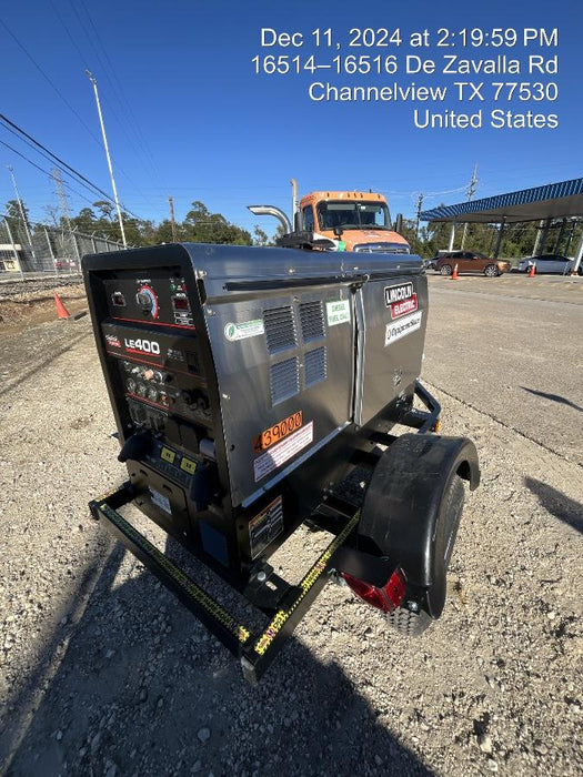 2024 Lincoln Electric LE400 Kubota V1505, Trlr, Cable Rack, Light Kit, ES Decals, T3