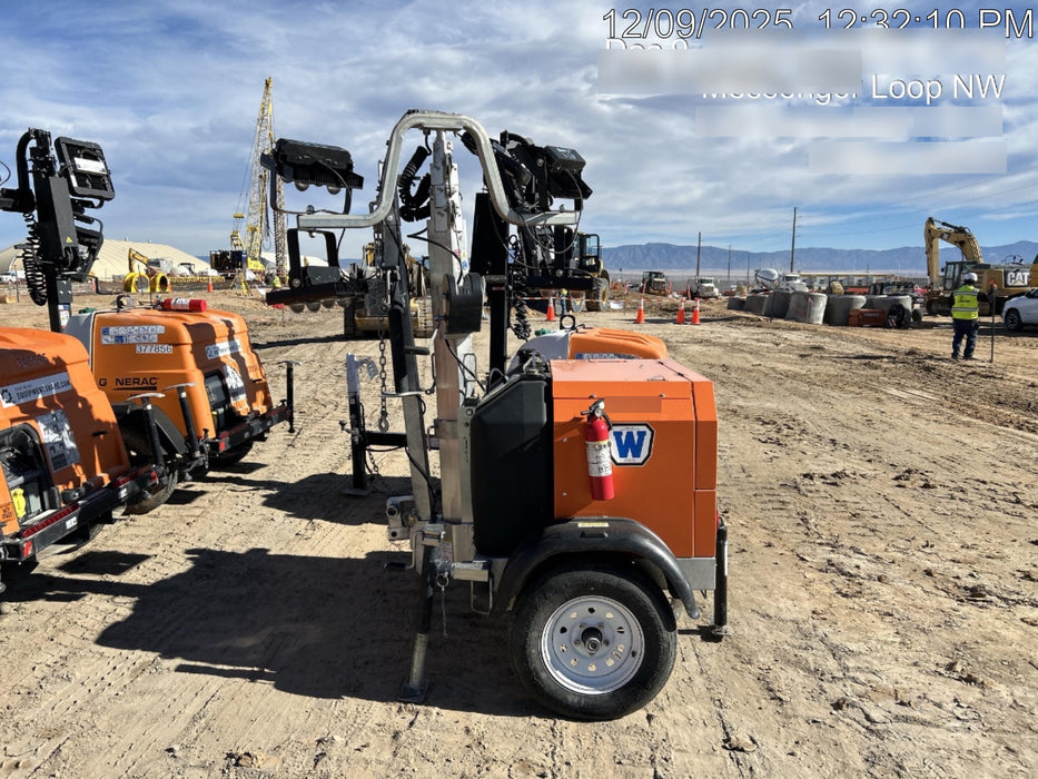 2024 Wanco WLTT-4MM4K Diesel, Deep Sea Controller, Shore Power Plug, Auto Start, (4) 350W LED Floodlights, 4kW Generator, 60 Gal Fuel Tank, 2" Ball, T3